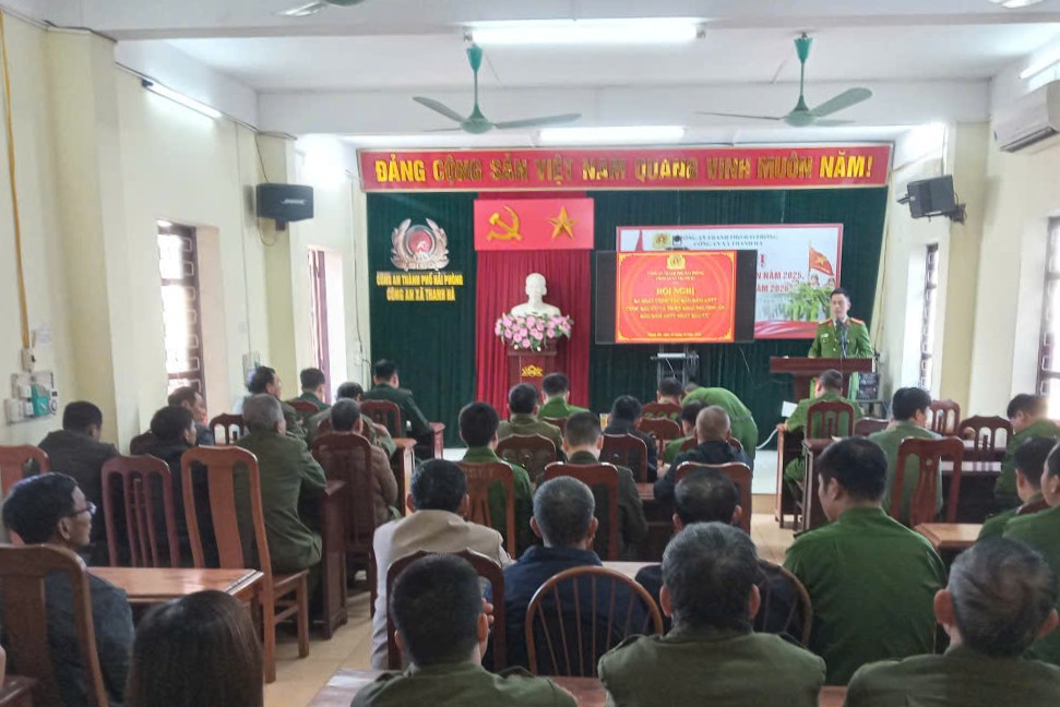 Công an xã Thanh Hà tổ chức Hội nghị triển khai phương án bảo đảm an ninh, trật tự cuộc bầu cử đại biểu Quốc hội khoá XVI và bầu cử đại biểu HĐND các cấp nhiệm kỳ 2026-2031.